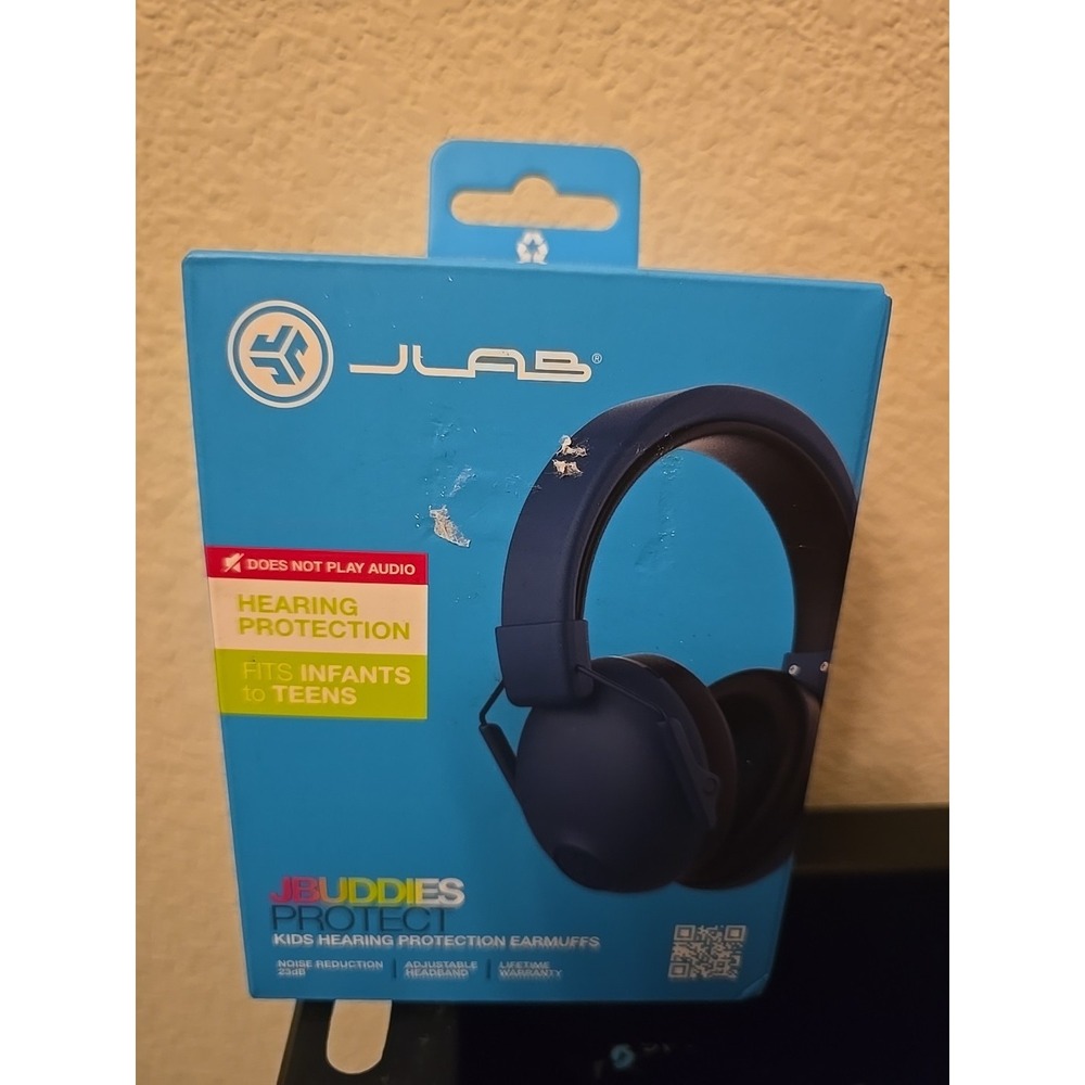 JLab JBuddies Protect Kids Ear Protection Ear Covers - Navy